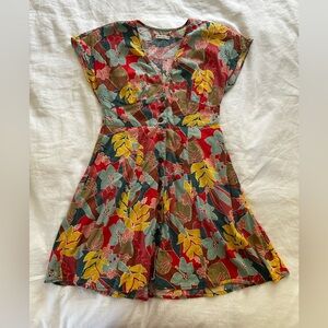 Marine Layer button down floral mini dress